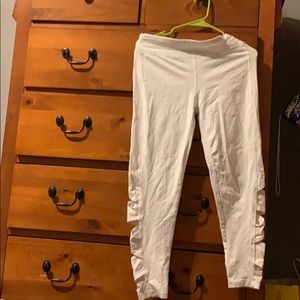 White leggings
